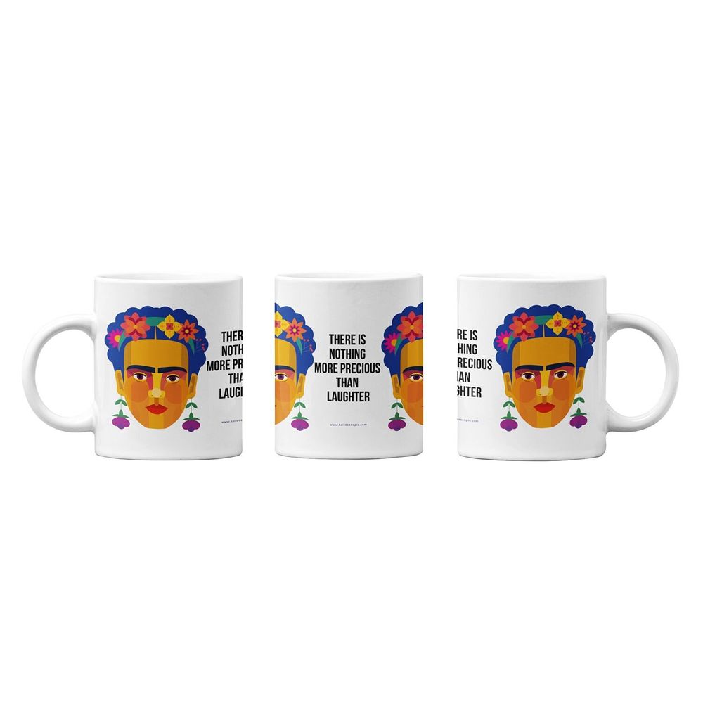 Mugs - Geo Flowers Mug in English - KALIDOSKOPIO