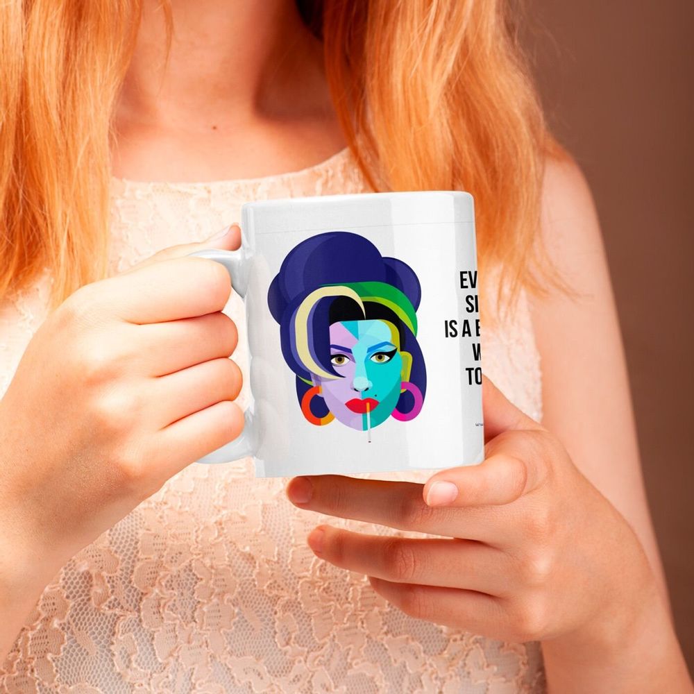 Tasses et mugs - Tasse Geo Amy en français - KALIDOSKOPIO