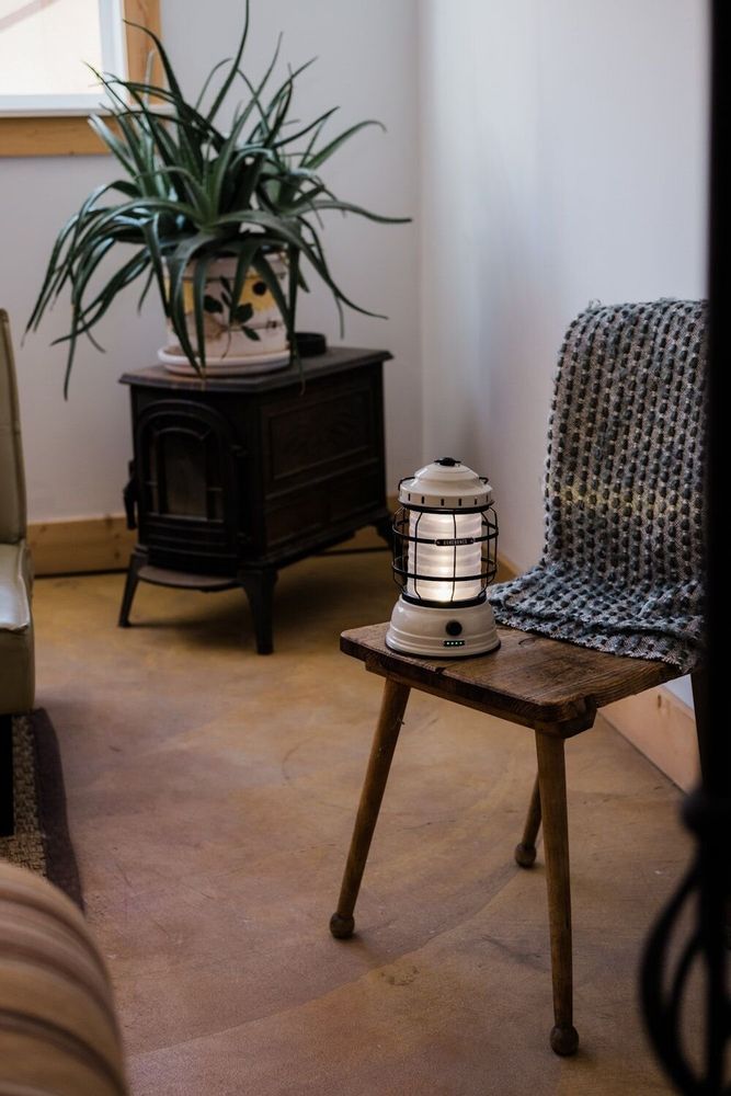 Lampes sans fil - FOREST LANTERN VINTAGE WHITE - BAREBONES