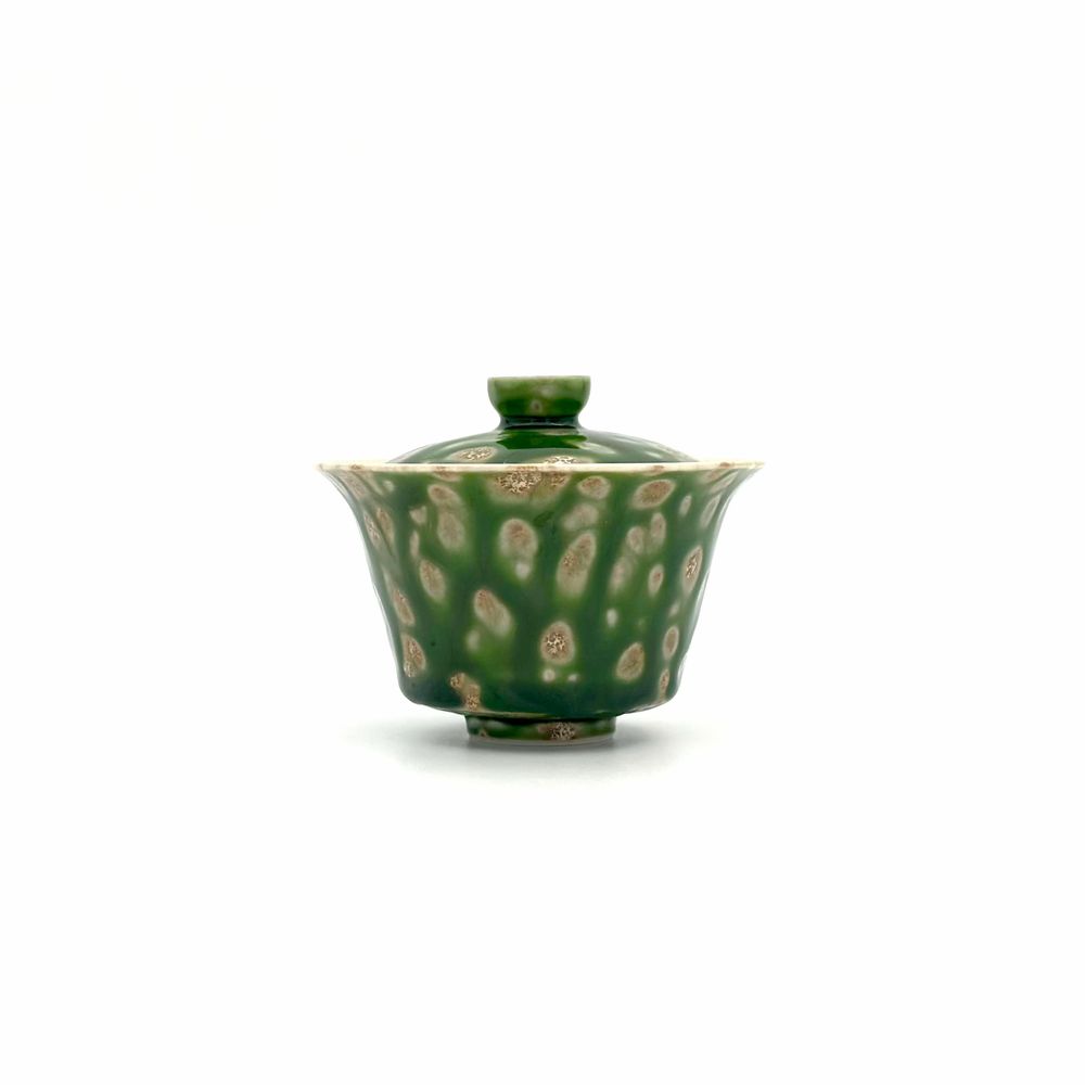 Accessoires thé et café - Ustensiles à thé Gaiwan | Ton vert - GLAZARA