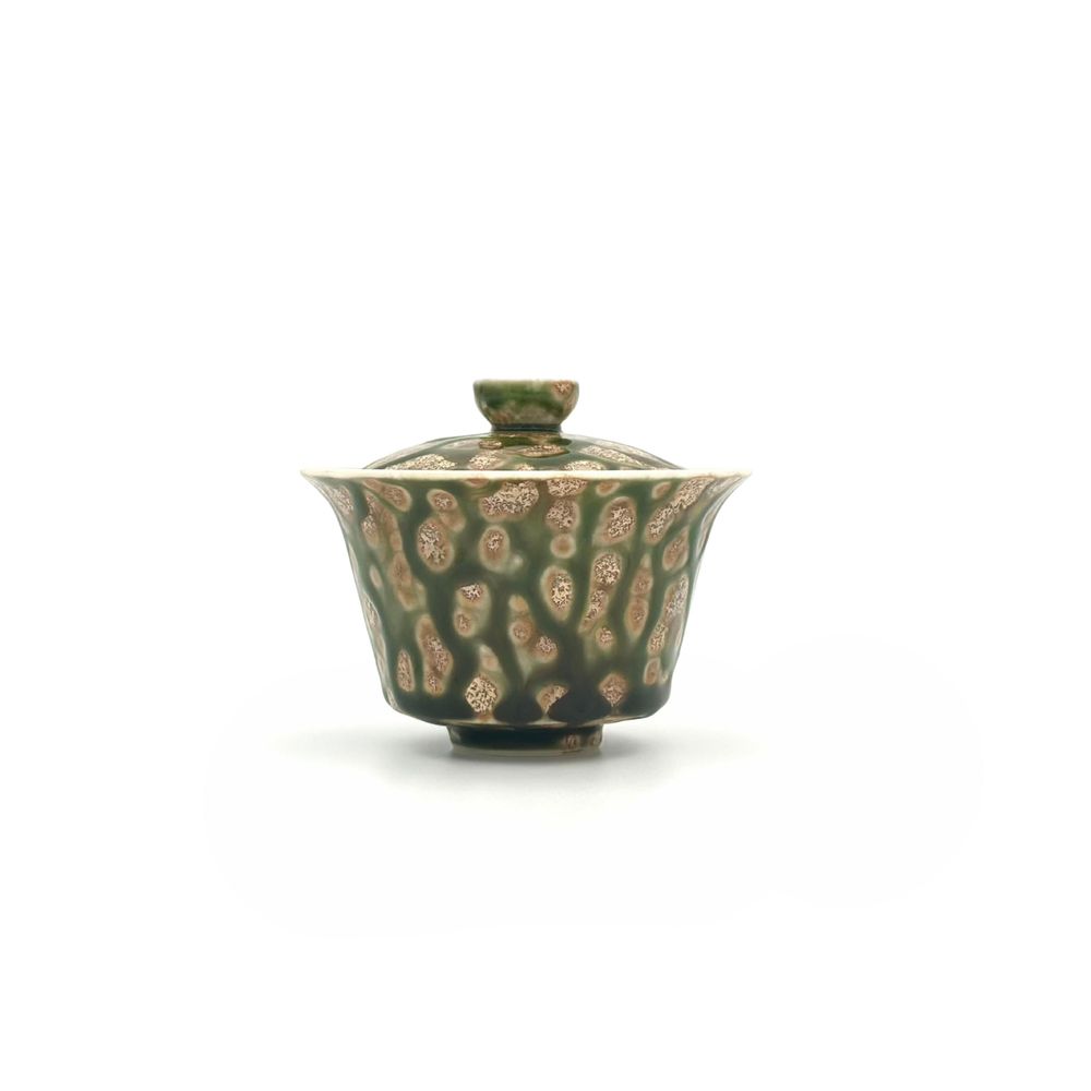 Accessoires thé et café - Ustensiles à thé Gaiwan | Ton vert - GLAZARA