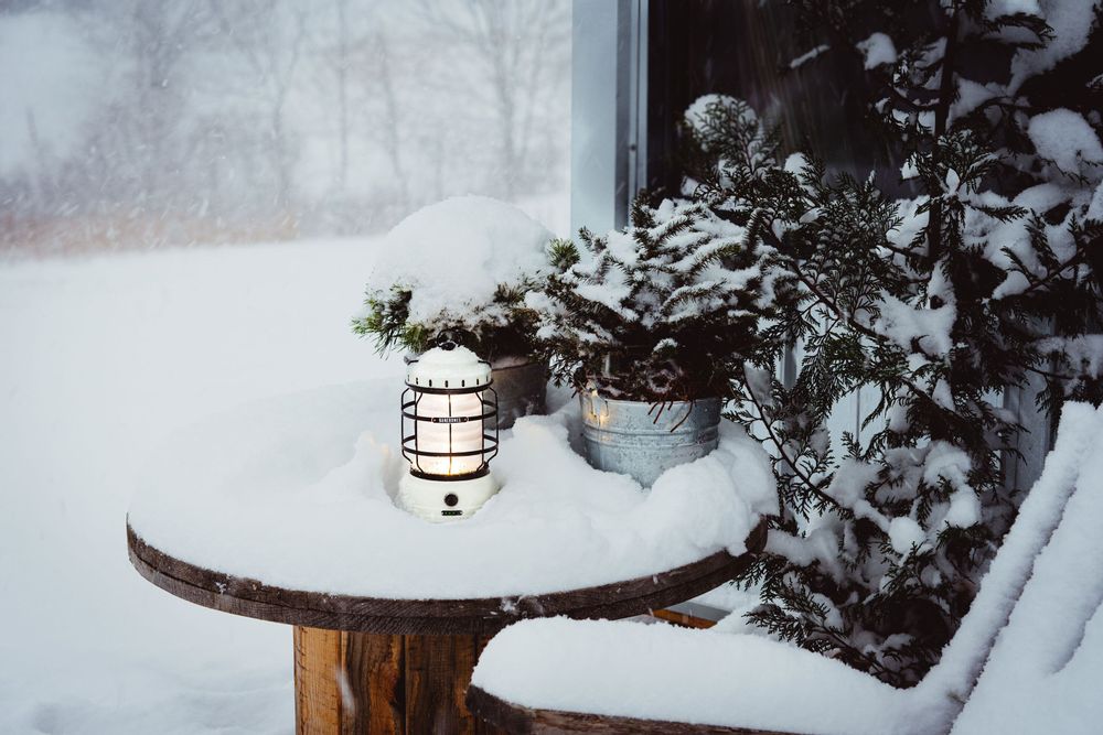 Lampes sans fil - FOREST LANTERN VINTAGE WHITE - BAREBONES