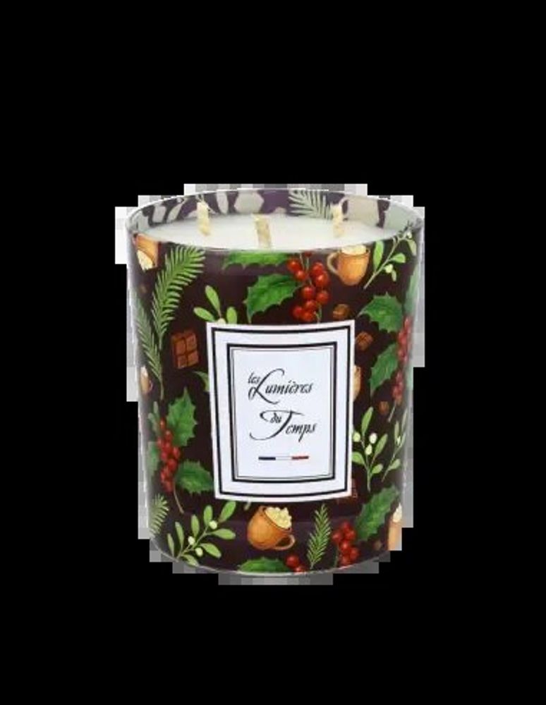Candles - Winter Lights Candle 350g Hot Chocolate - LES LUMIERES DU TEMPS