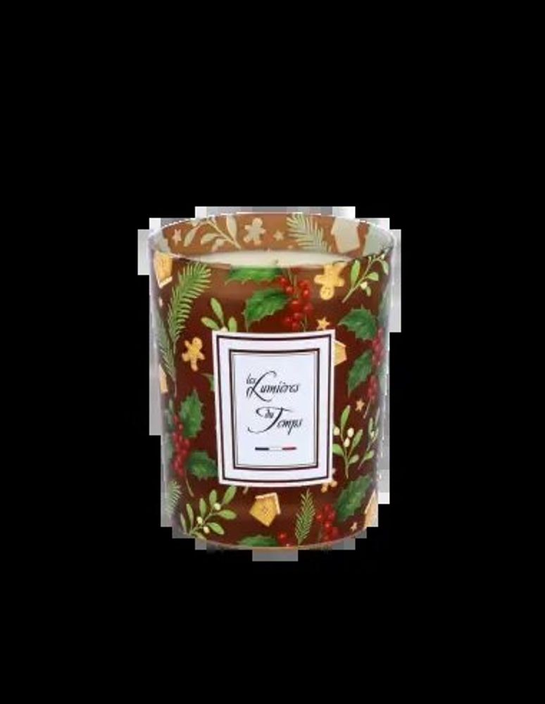Bougies - Bougie Lumières d'Hiver 180 g Pain d'épices - LES LUMIERES DU TEMPS