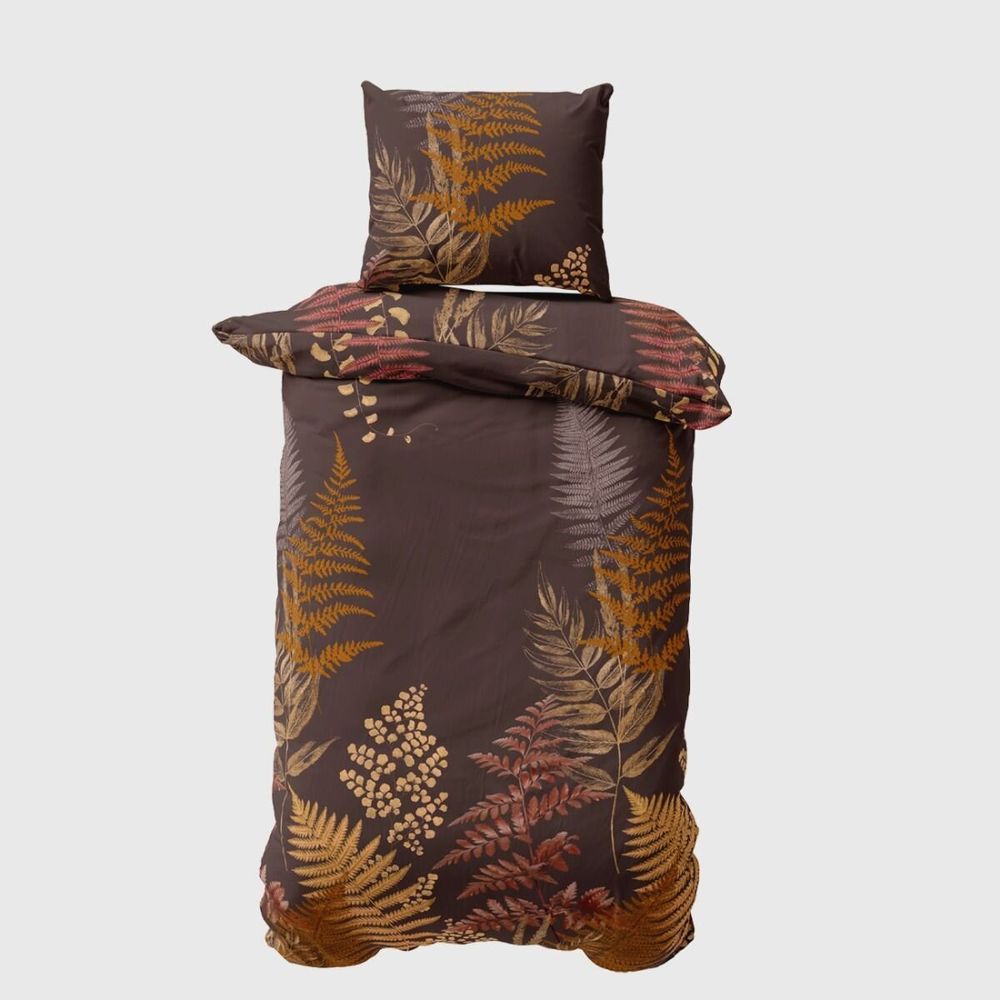 Linge de lit - Parure de lit simple « Dorado », satin de coton, 2 pièces - DILIOS