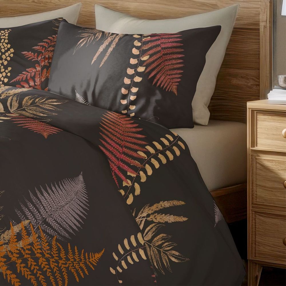 Linge de lit - Parure de lit simple « Dorado », satin de coton, 2 pièces - DILIOS