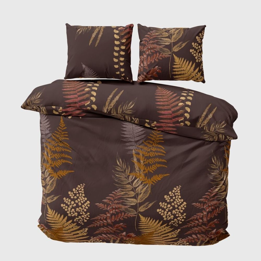 Bed linens - Double bed linen set "Dorado", cotton satin, 3pcs - DILIOS