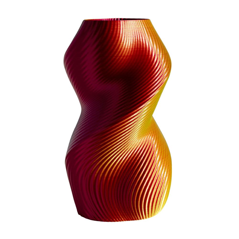 Aménagements pour bureau - Vase « Siluet » | Multicolore | Tropical | Rose, citron vert et turquo - AUURA