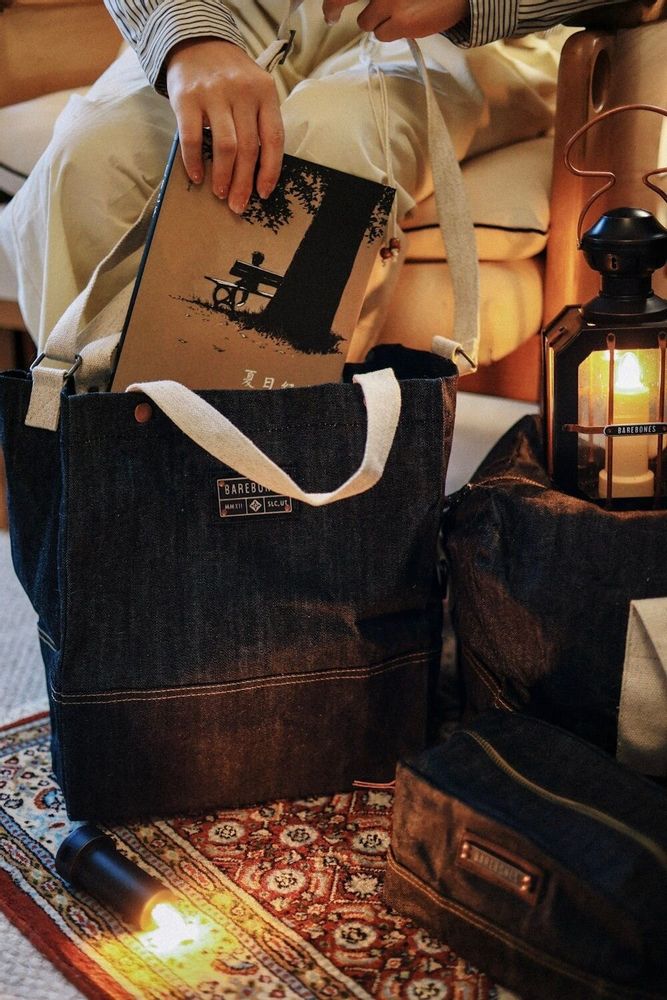 Sacs et cabas - Neelum Black Denim Family - BAREBONES