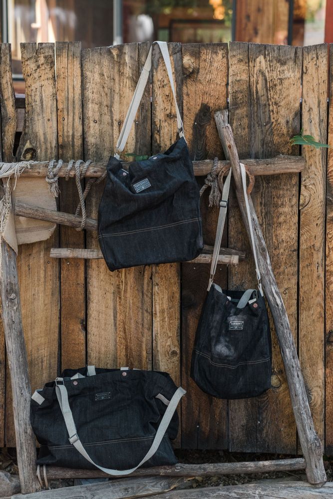 Sacs et cabas - Neelum Black Denim Family - BAREBONES