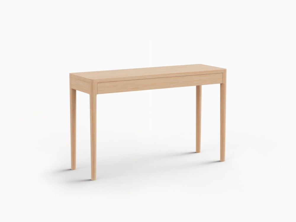 Office furniture and storage - FRONT – Minimalist Sideboard in Ash Wood 120x40 - MOR