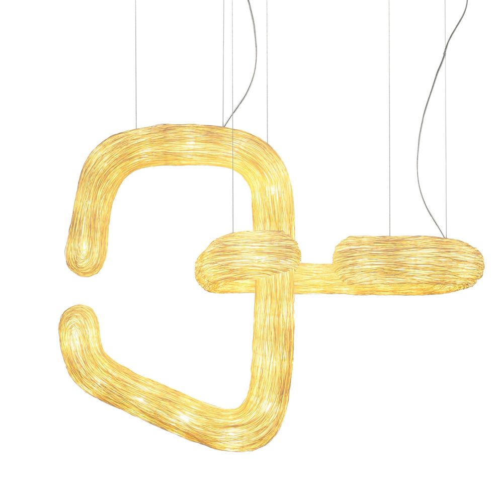 Plafonniers - Orbette Medium – Suspension sculpturale artisanale en rotin - ANGO