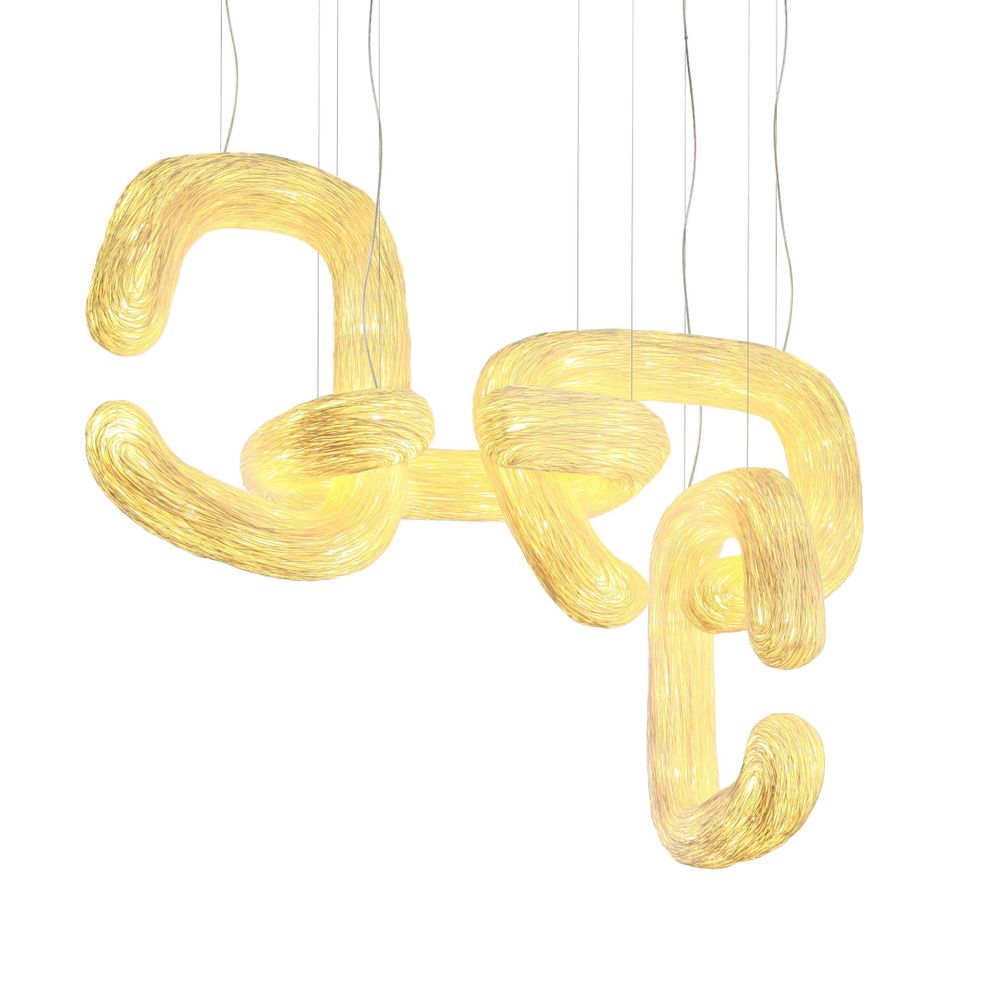 Plafonniers - Orbette Medium – Suspension sculpturale artisanale en rotin - ANGO