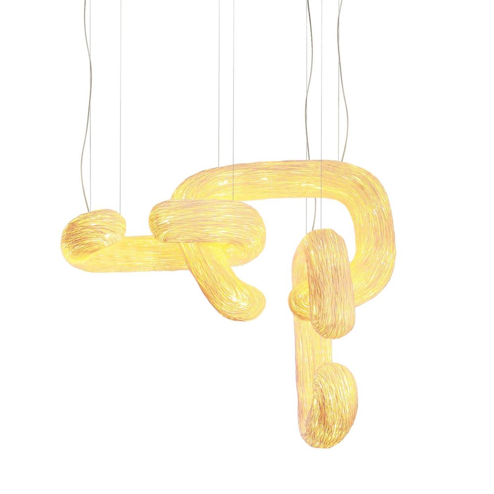 Plafonniers - Orbette Medium – Suspension sculpturale artisanale en rotin - ANGO