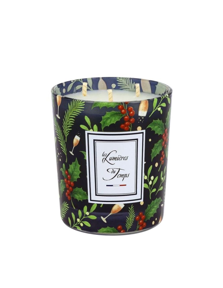 Bougies - Bougie Lumières d'Hiver 350 g Champagne Rosé - LES LUMIERES DU TEMPS