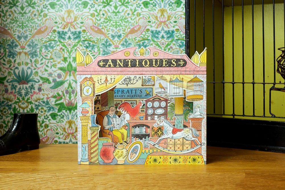 Card shop - Antique Shop 3D Card by Emily Sutton - ART ANGELS PUBLISHING