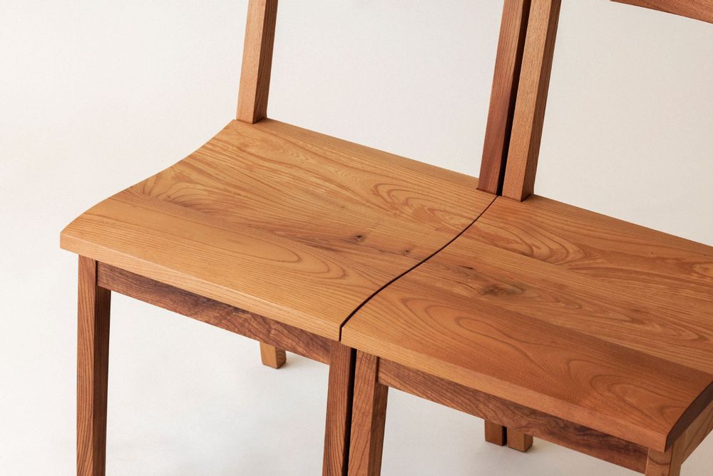 Chaises - #178 Chaise / assise ondulée - BEFORE VINTAGE FURNITURE