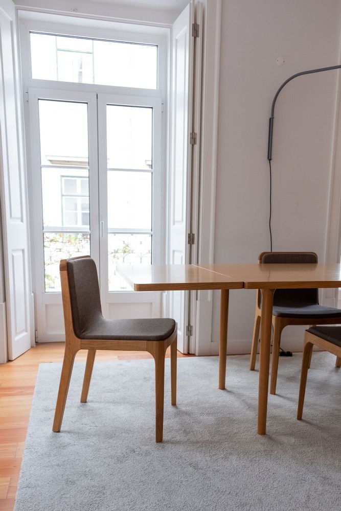 Dining Tables - CAST – Minimalist Extensible Dining Table in Ash Wood - MOR