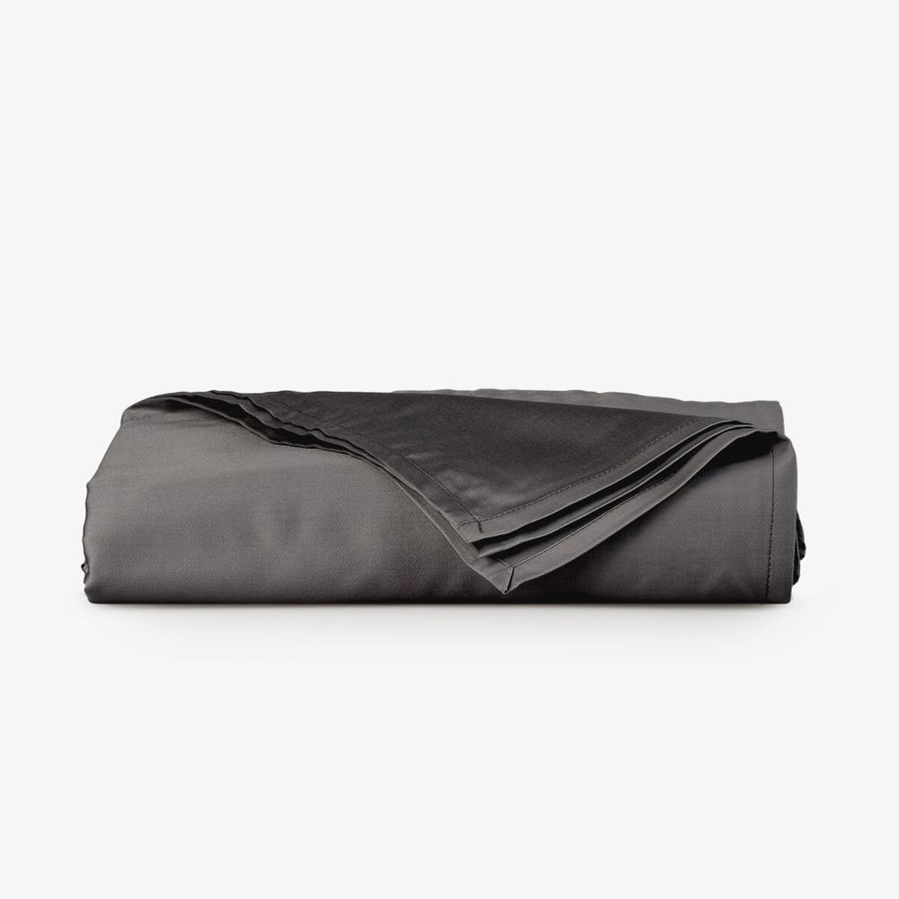 Bed linens - Sateen Flat sheet, 240x260cm, Smoky - DILIOS