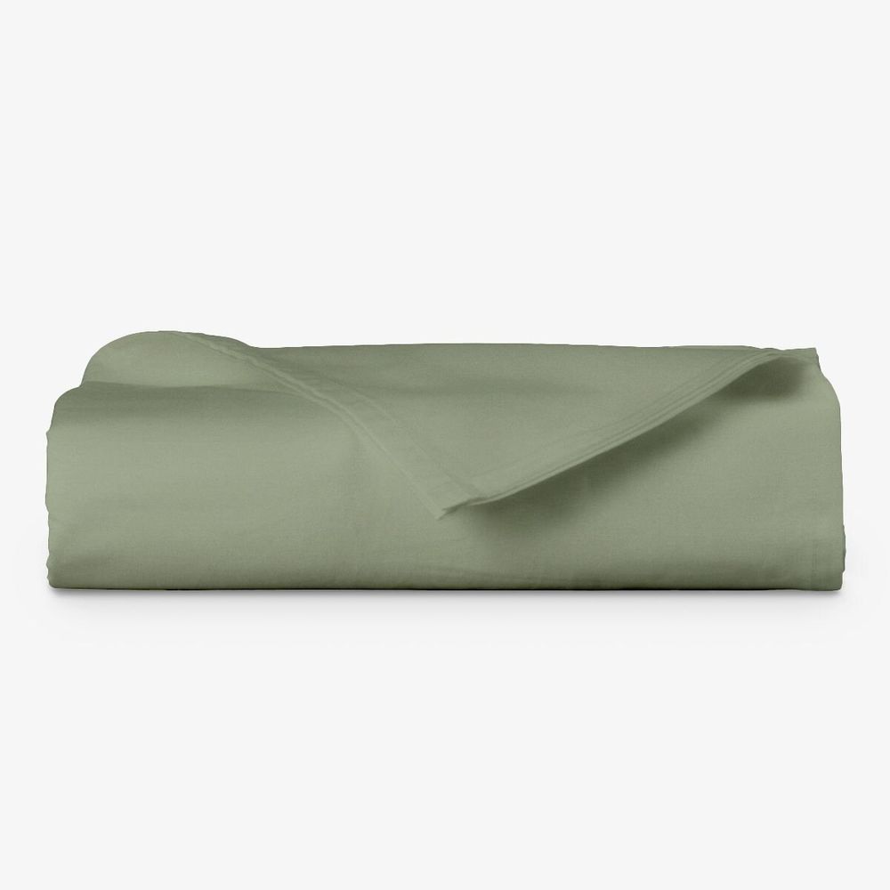 Linge de lit - Drap plat Ranforce, 150x260 cm, vert - DILIOS