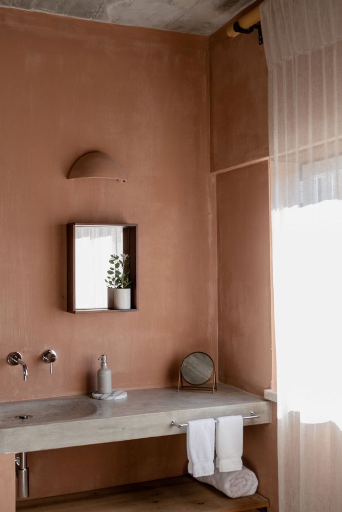 Mirrors - CAMPO – Minimalist Wall Mirror in Walnut Wood, Small - MOR