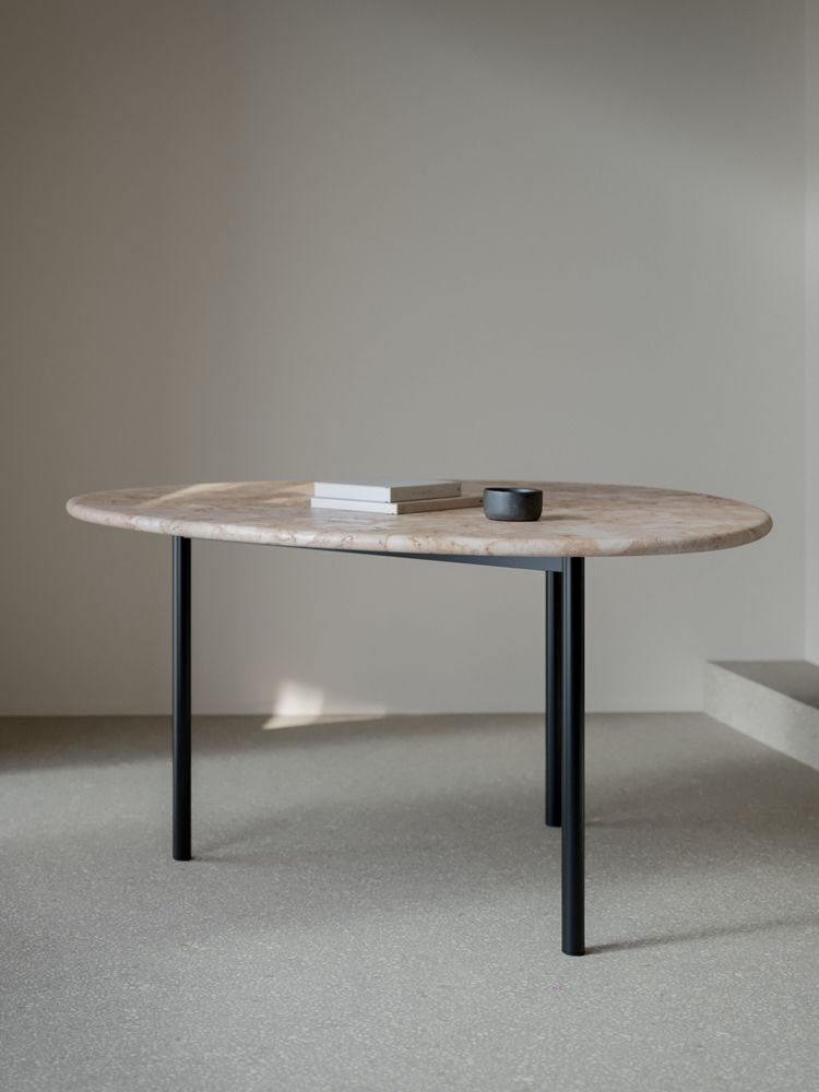 Dining Tables - AITAI – Dinning Table by Kengo Kuma With Lioz Limestone - 140 - MOR