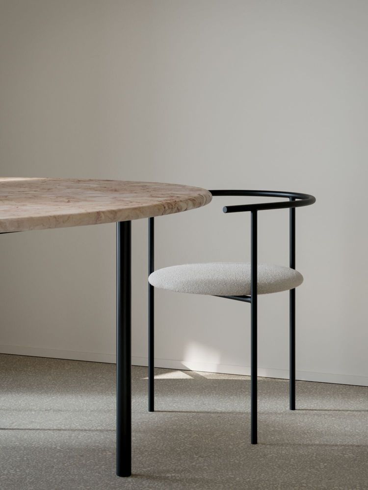 Dining Tables - AITAI – Dinning Table by Kengo Kuma With Lioz Limestone - 140 - MOR
