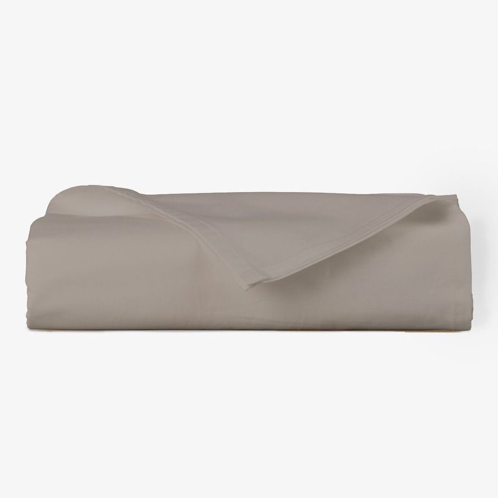 Linge de lit - Drap plat Ranforce, 150 x 260 cm, gris - DILIOS