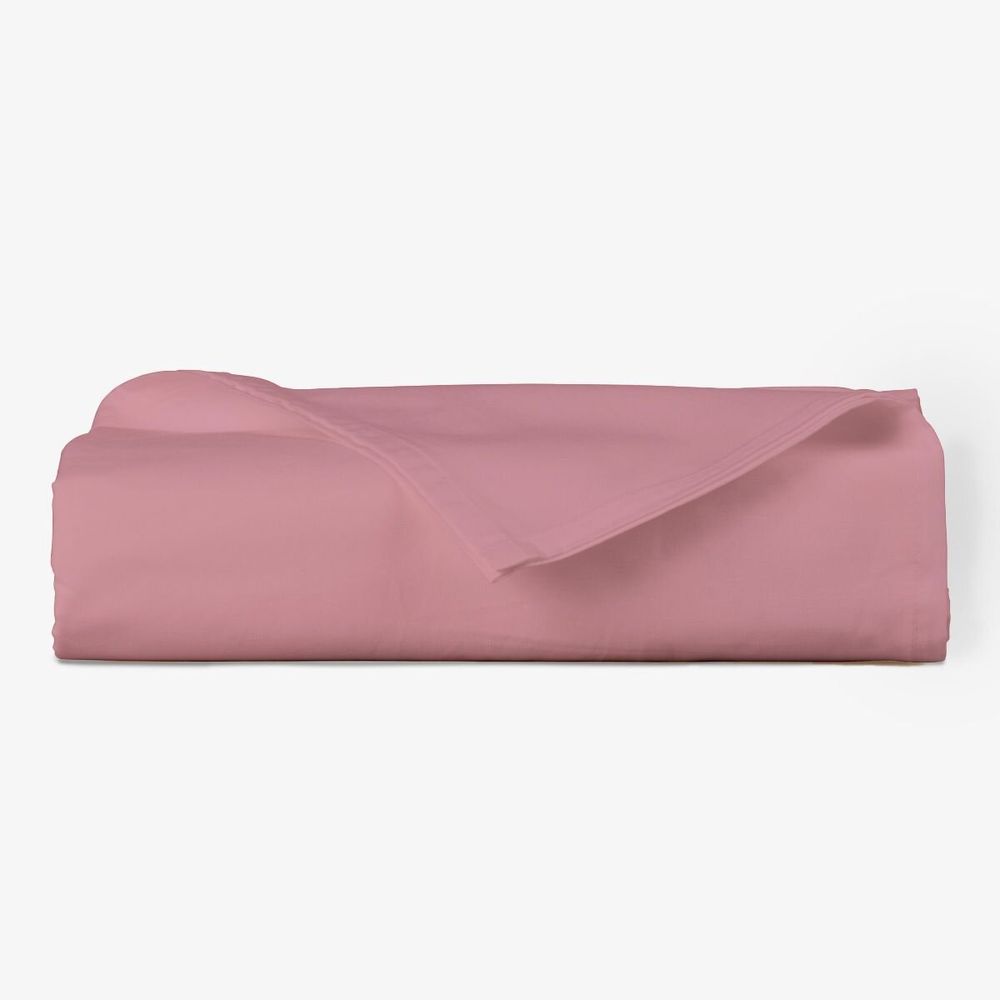 Linge de lit - Drap plat Ranforce, 150x260 cm, cendre rose - DILIOS