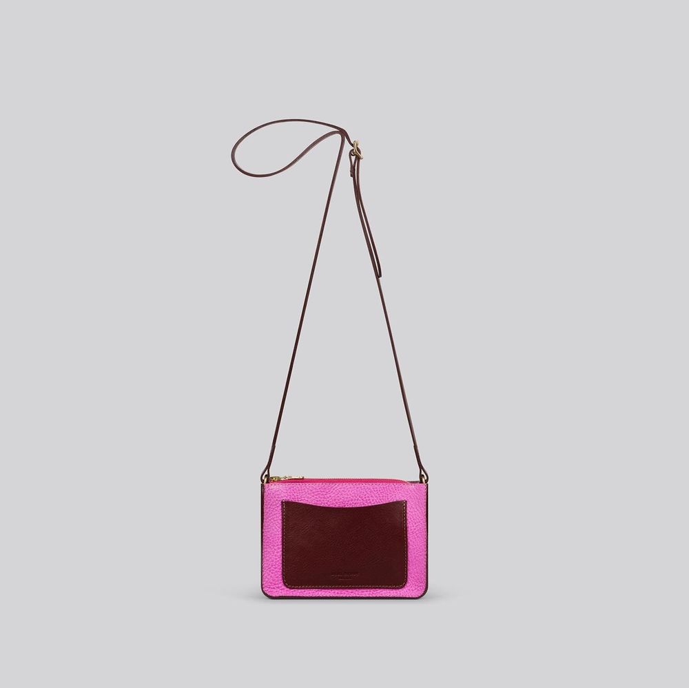 Sacs et cabas - Sparrow - Petit sac à bandoulière en cuir multicolore grainé - MIMI BERRY