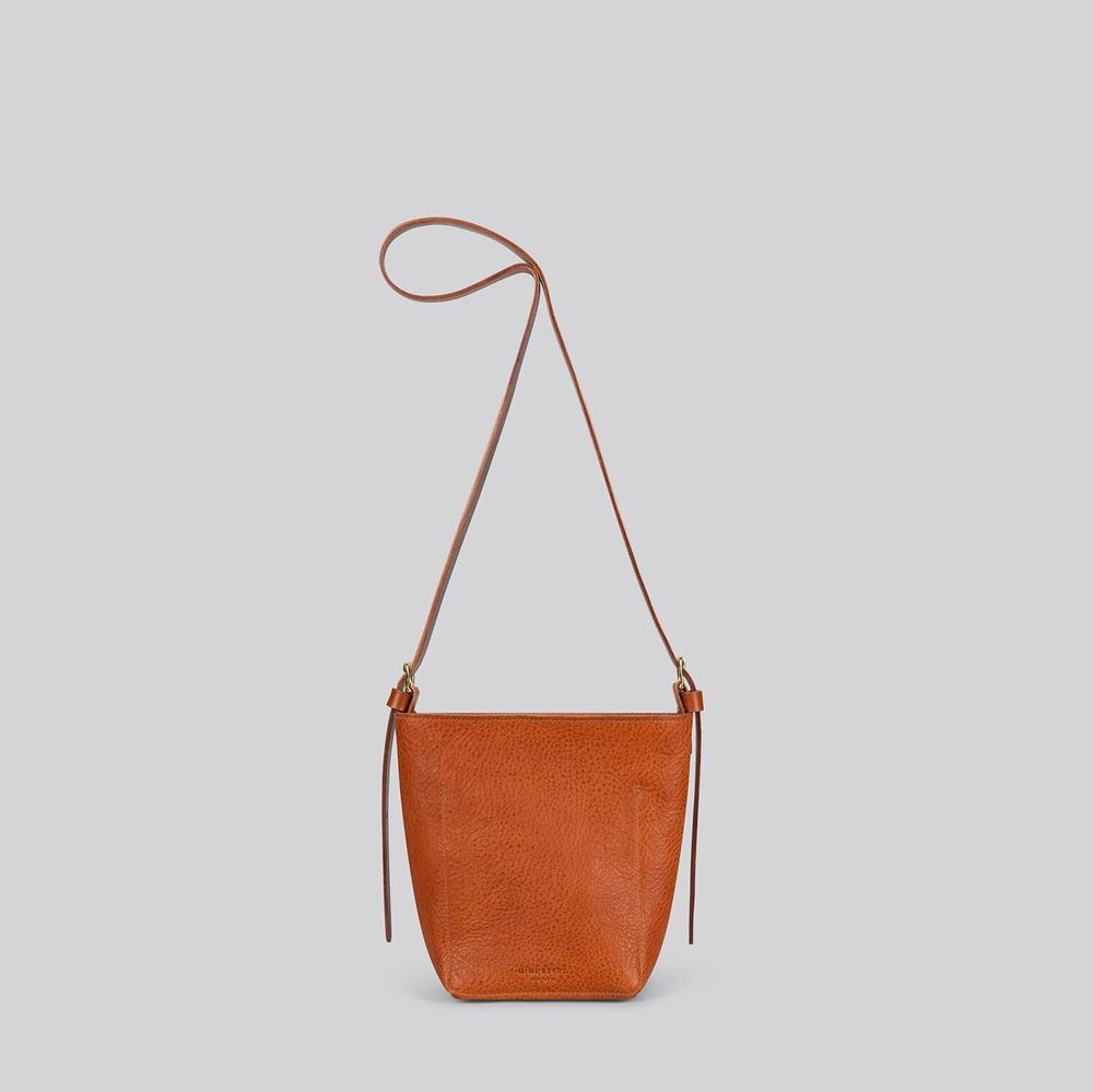 Bags and totes - Dino - Small leather crossbody bag in Grainy Tan - MIMI BERRY