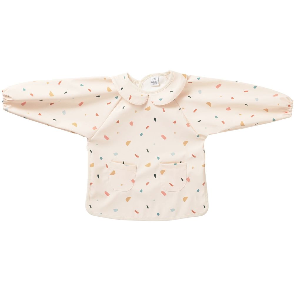 Repas pour enfant - Bavoir-tablier col claudine tissu imperméable - BB&CO