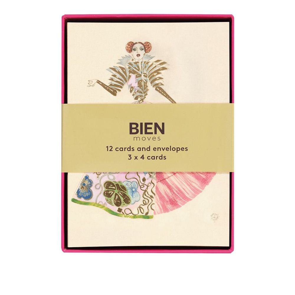 Stationery - Set of 12 Cards - Mathilde Willink & Fong Leng - BIEN MOVES