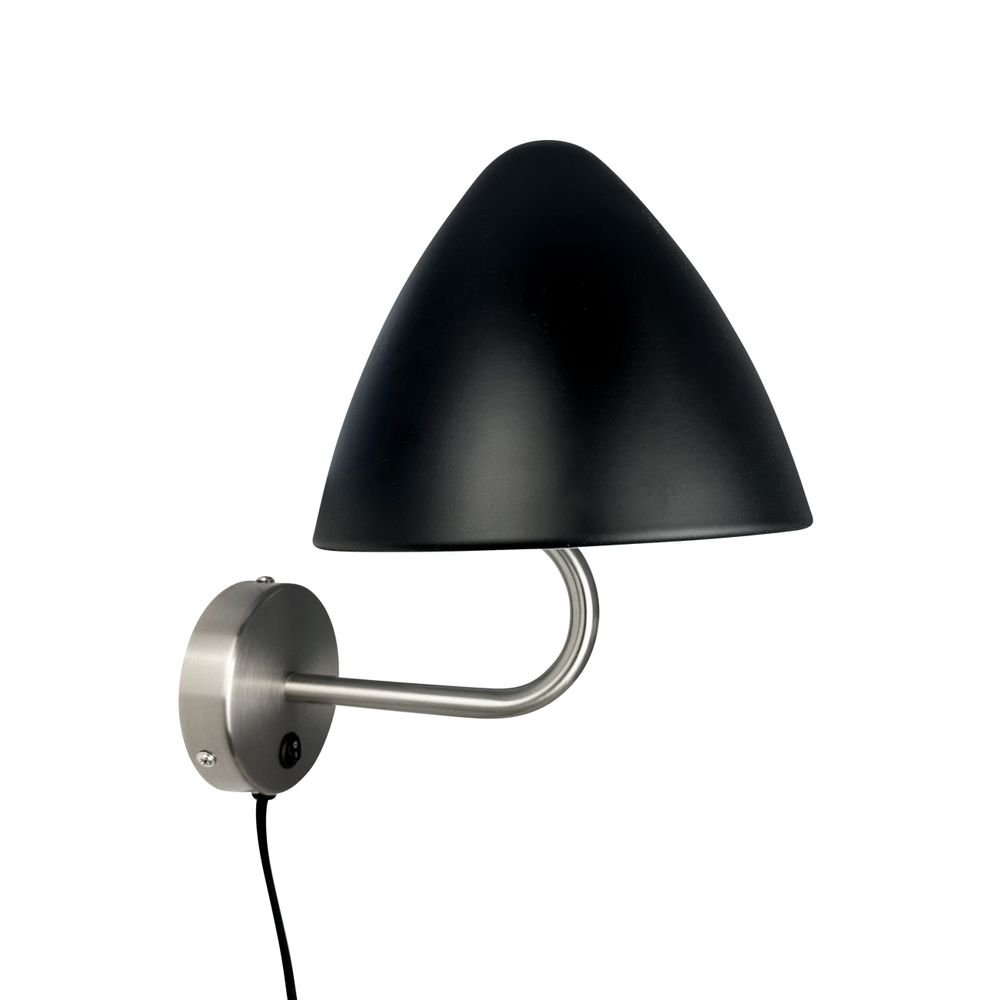 Appliques - Lampe murale OULU noire - acier brossé - DYBERG LARSEN