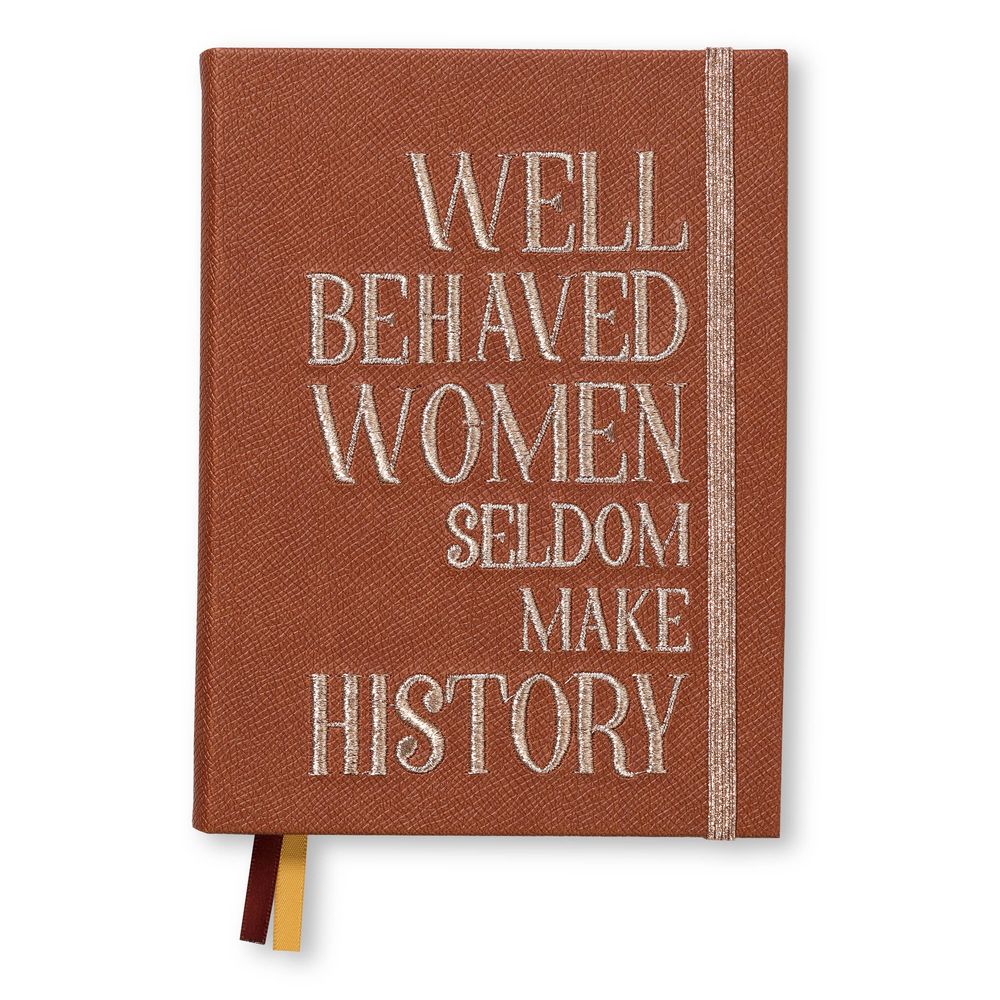 Stationery - Notebook with embroidered quote - BIEN MOVES