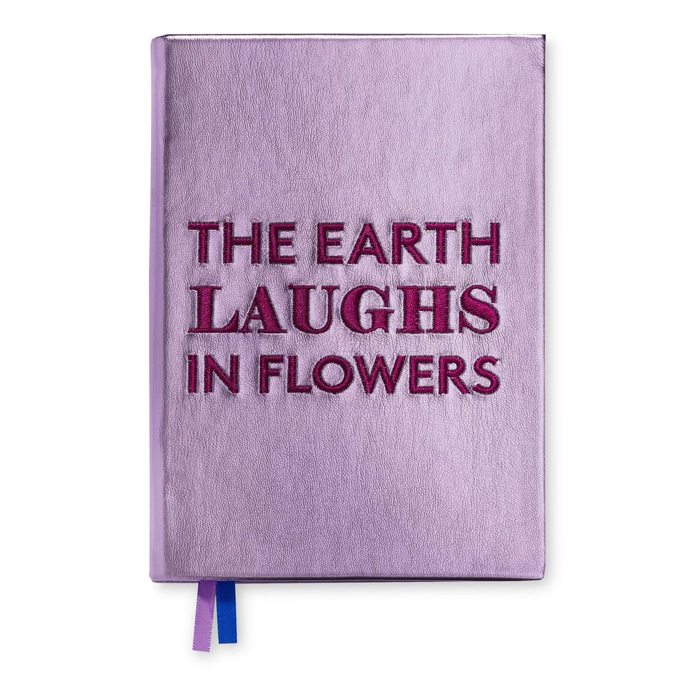 Stationery - Notebook with embroidered quote - BIEN MOVES