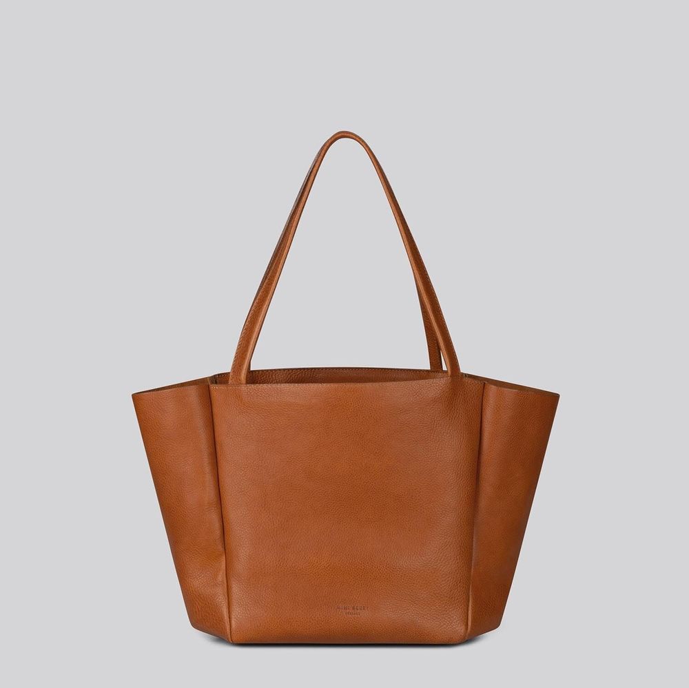 Bags and totes - Gala - Shoulder or handheld tote bag in Grainy Tan - MIMI BERRY