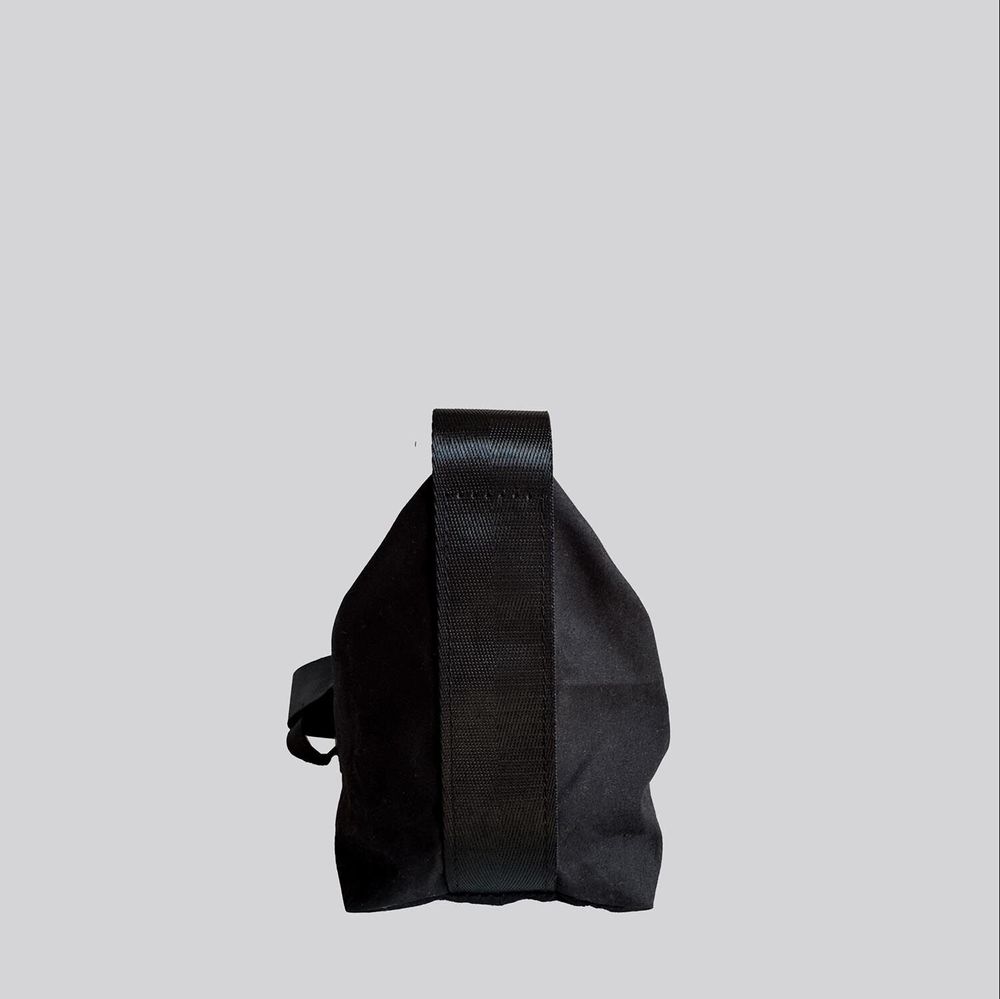 Bags and totes - A5 - Cotton Canvas Crossbody Bag in Black - MIMI BERRY