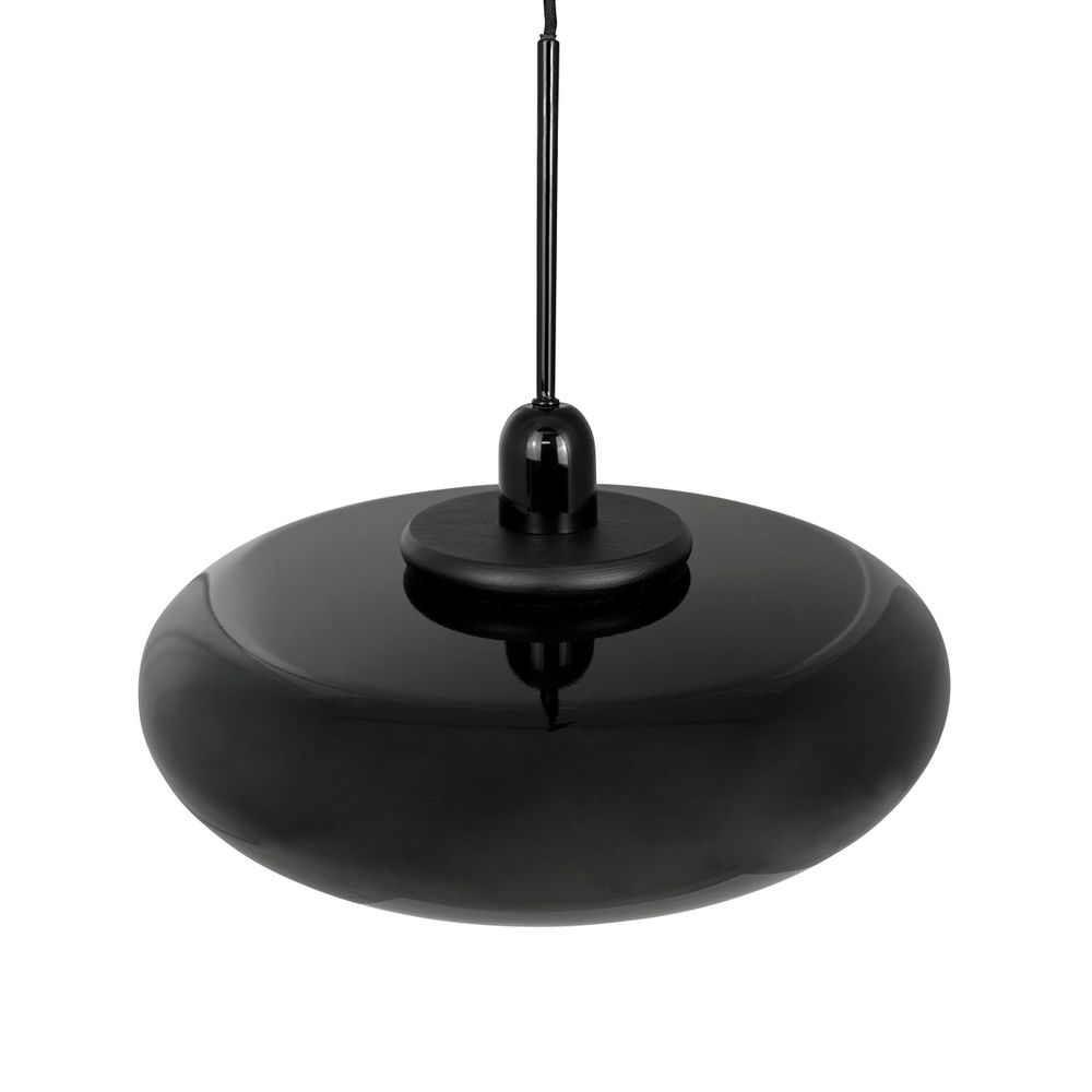 Suspensions - Pendentif Planet noir brillant avec suspension noire - DYBERG LARSEN