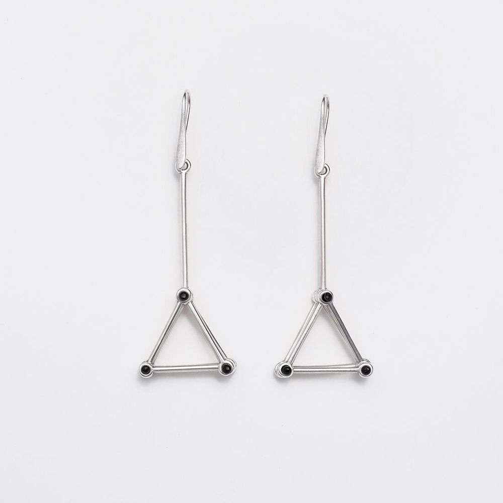 Jewelry - Triangle earrings - C.KARAKALPAKI