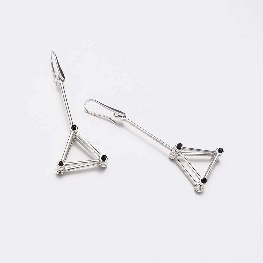 Jewelry - Triangle earrings - C.KARAKALPAKI