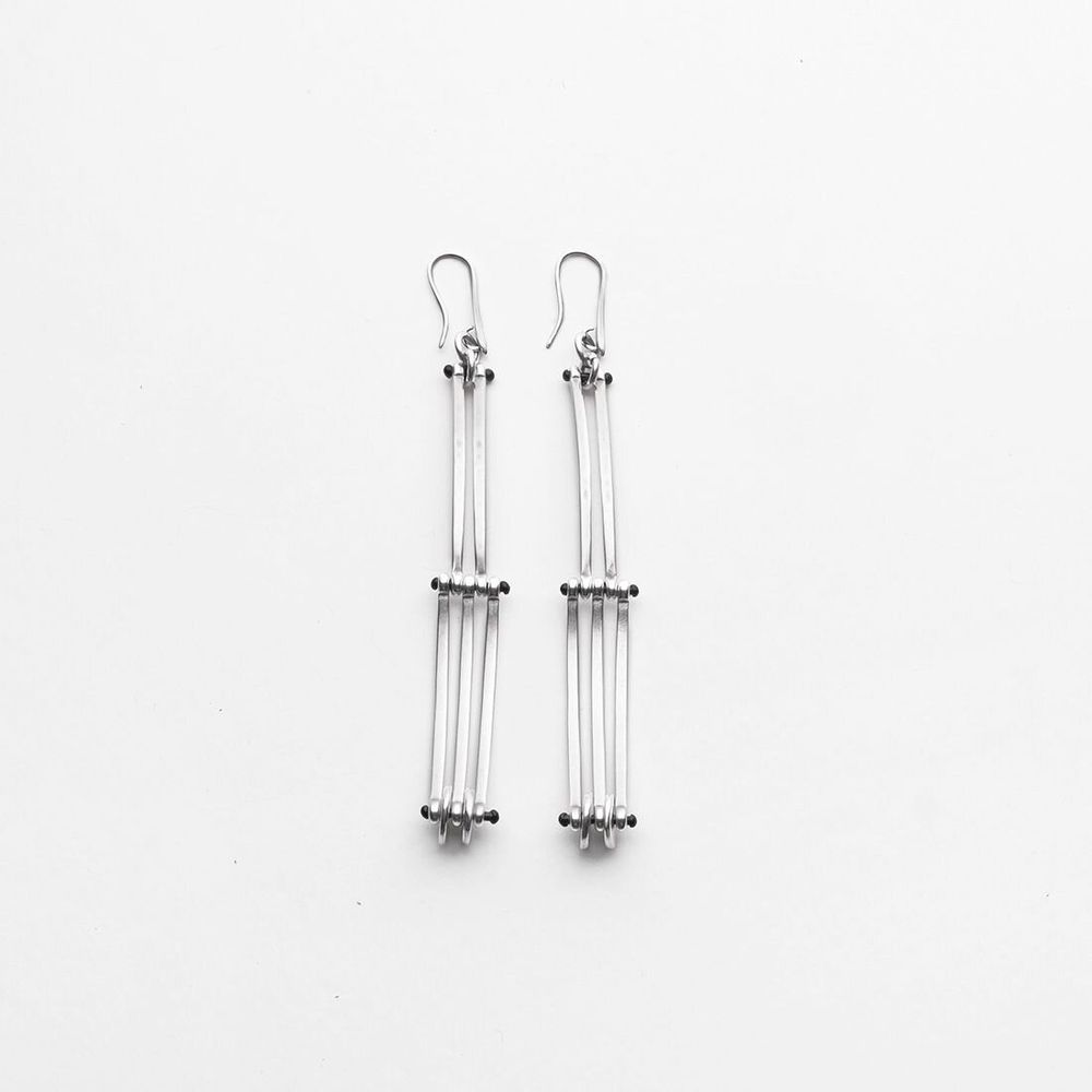 Jewelry - Curved Fence Earrings - C.KARAKALPAKI