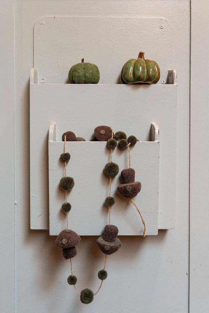 Decorative objects - Green Stoneware Pumpkin - WE LOVE SEASONS