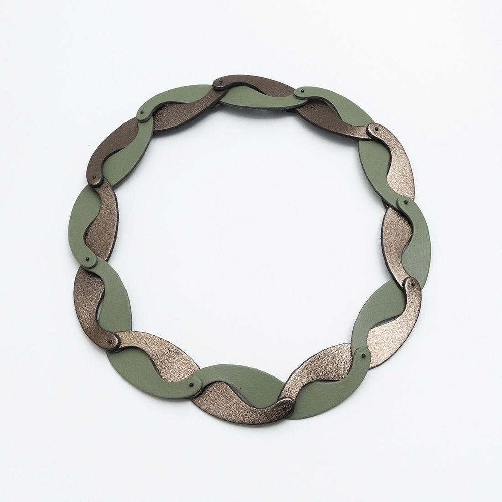 Leather goods - Yin Yang Necklace - C.KARAKALPAKI