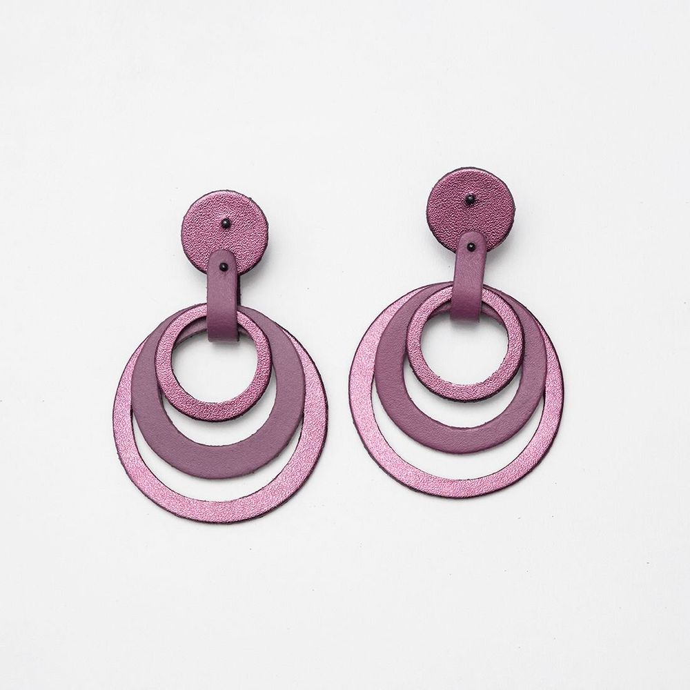 Jewelry - Concentric Circles Earrings - C.KARAKALPAKI