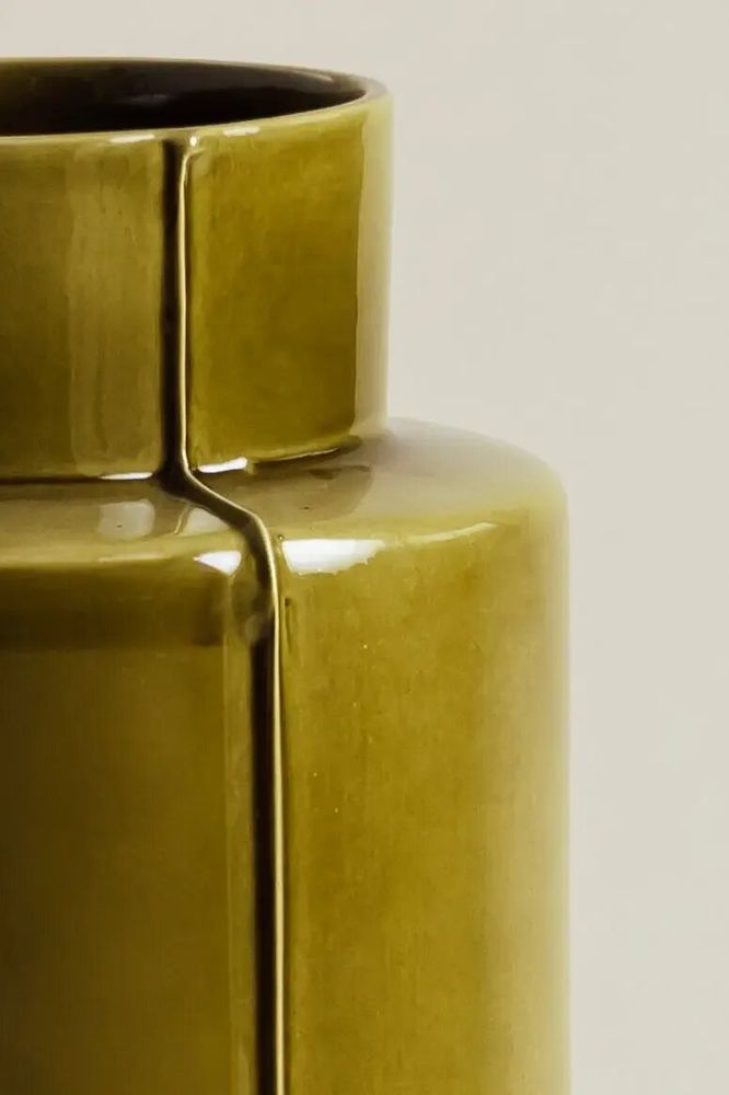 Vases - Vase Origine Grand modèle Olive Transparent - CHAROLLES