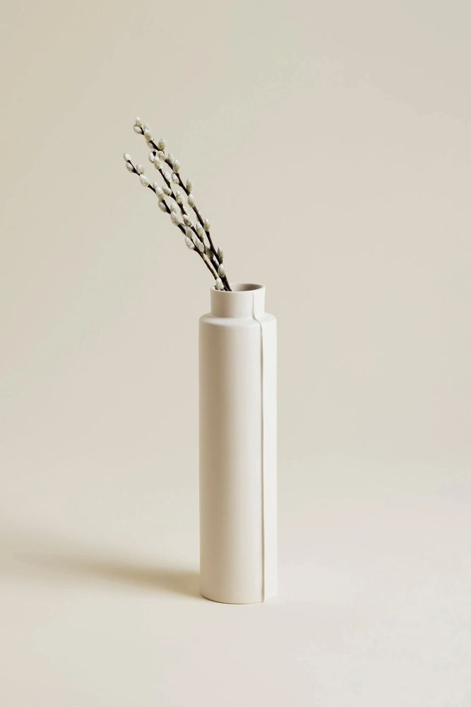 Vases - Vase Origine Petit modèle Blanc Mat - CHAROLLES