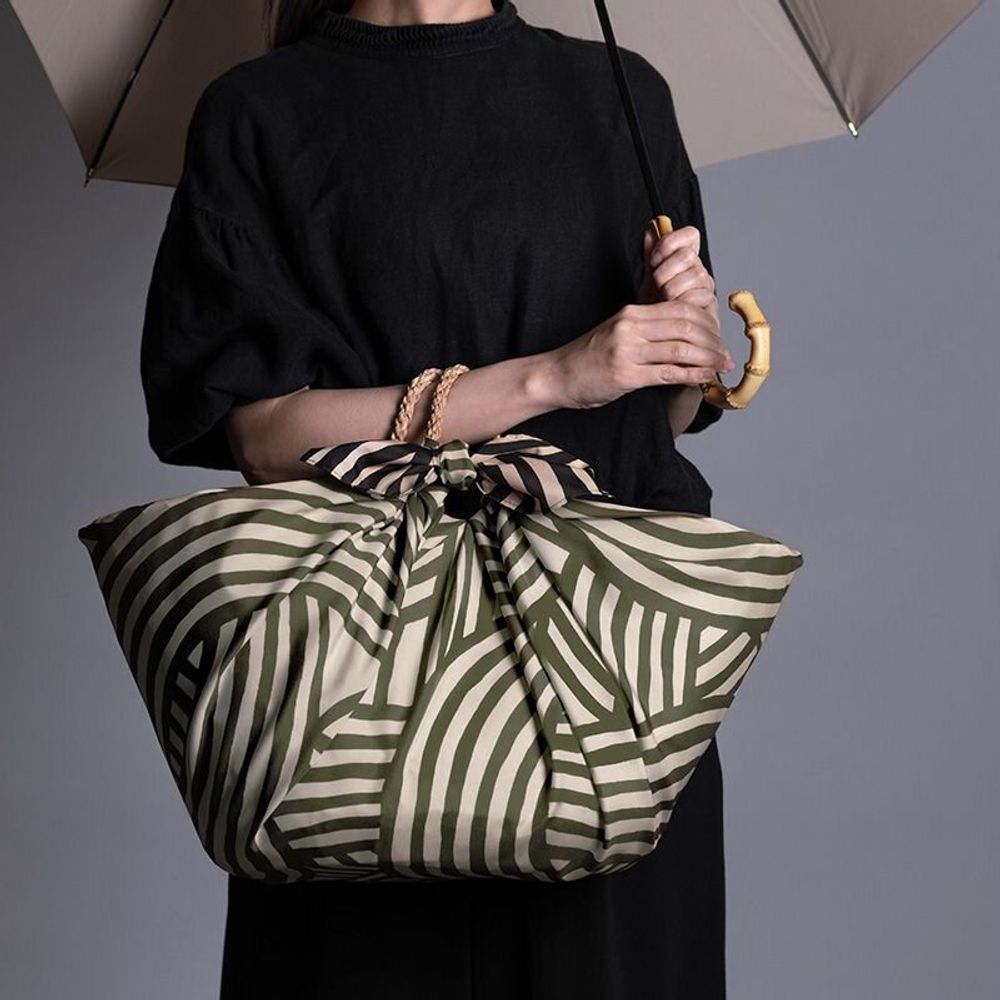 Sacs et cabas - 100cm Furoshiki impermeable et reversible, collection Isa Monyo - MUSUBI