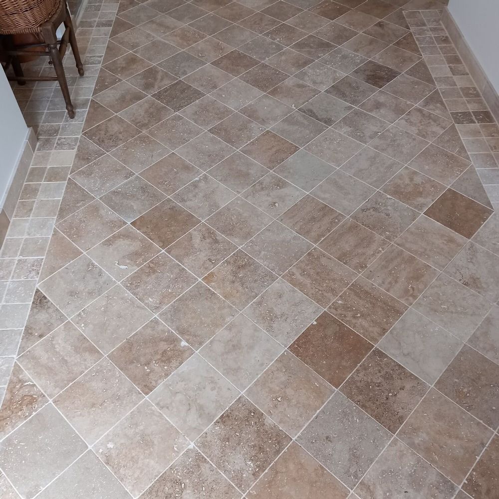 Crockery - Premium Travertine Mix Tile - 61cm x 40.6cm, 1.2cm - LIGERIO