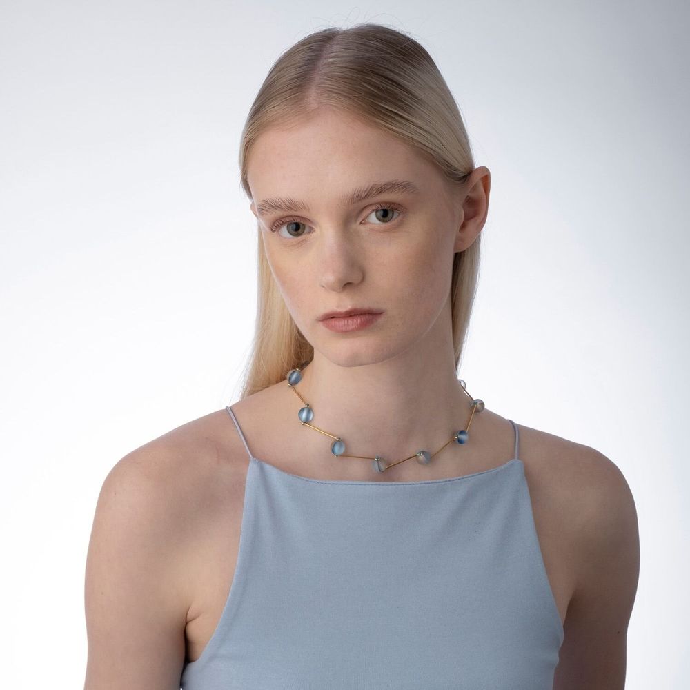 Jewelry - Spectrolite Necklace - C.KARAKALPAKI